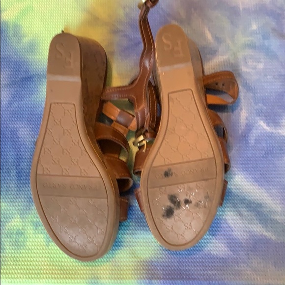 Franco sarto cork wedge sandal - Picture 3 of 3